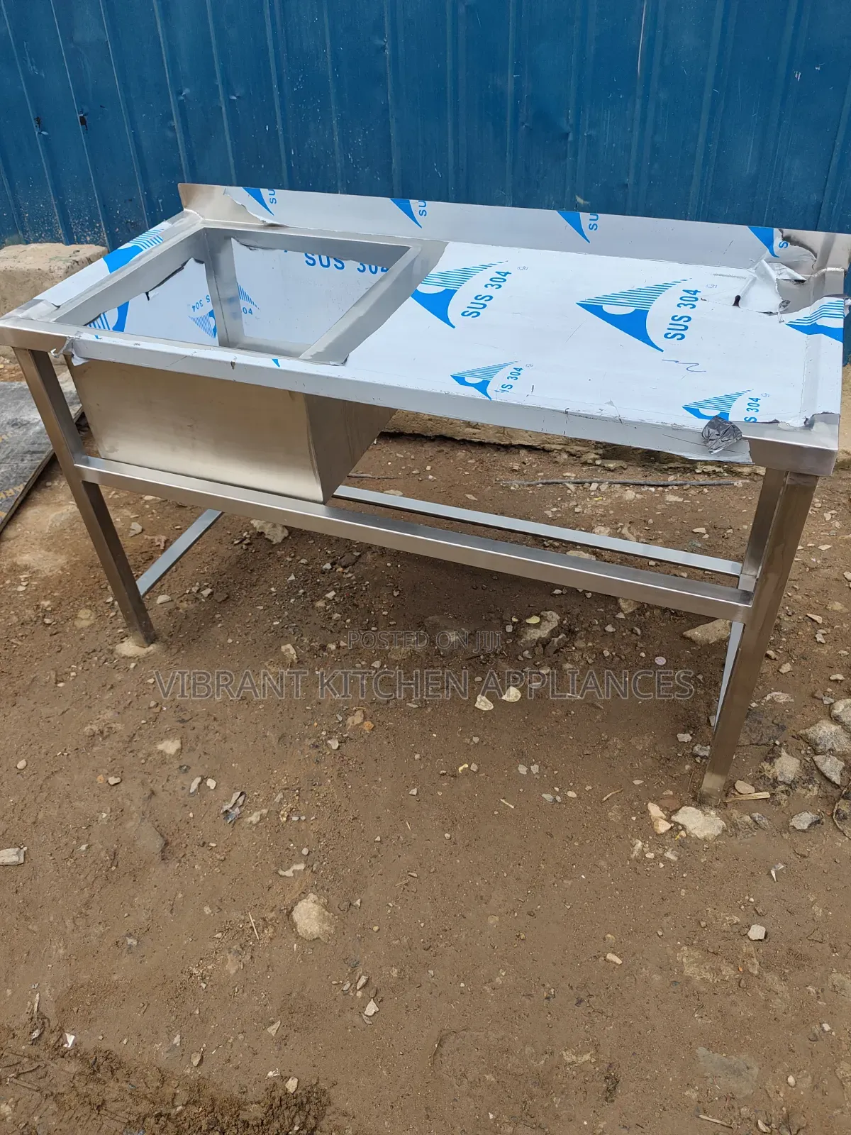 SS Single Bowl Commercial Sink