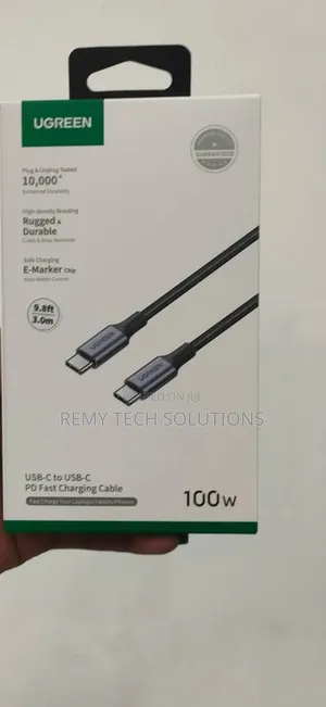 Ugreen USB-C to USB-C Pd Fast Charging Cable 100w