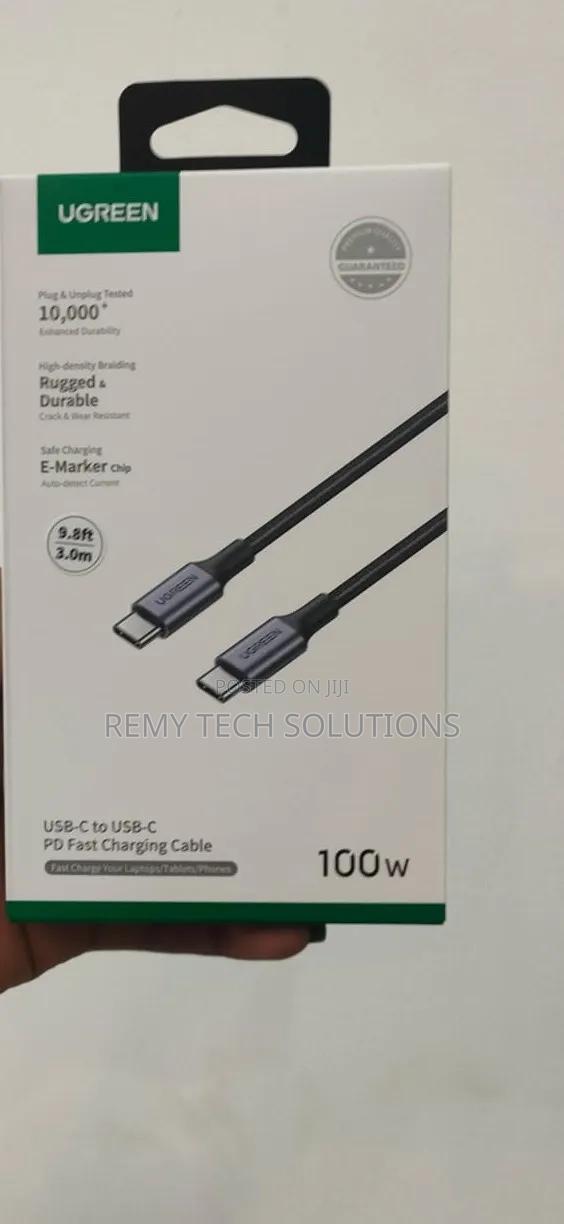 Ugreen USB-C to USB-C Pd Fast Charging Cable 100w - thumbnail 2
