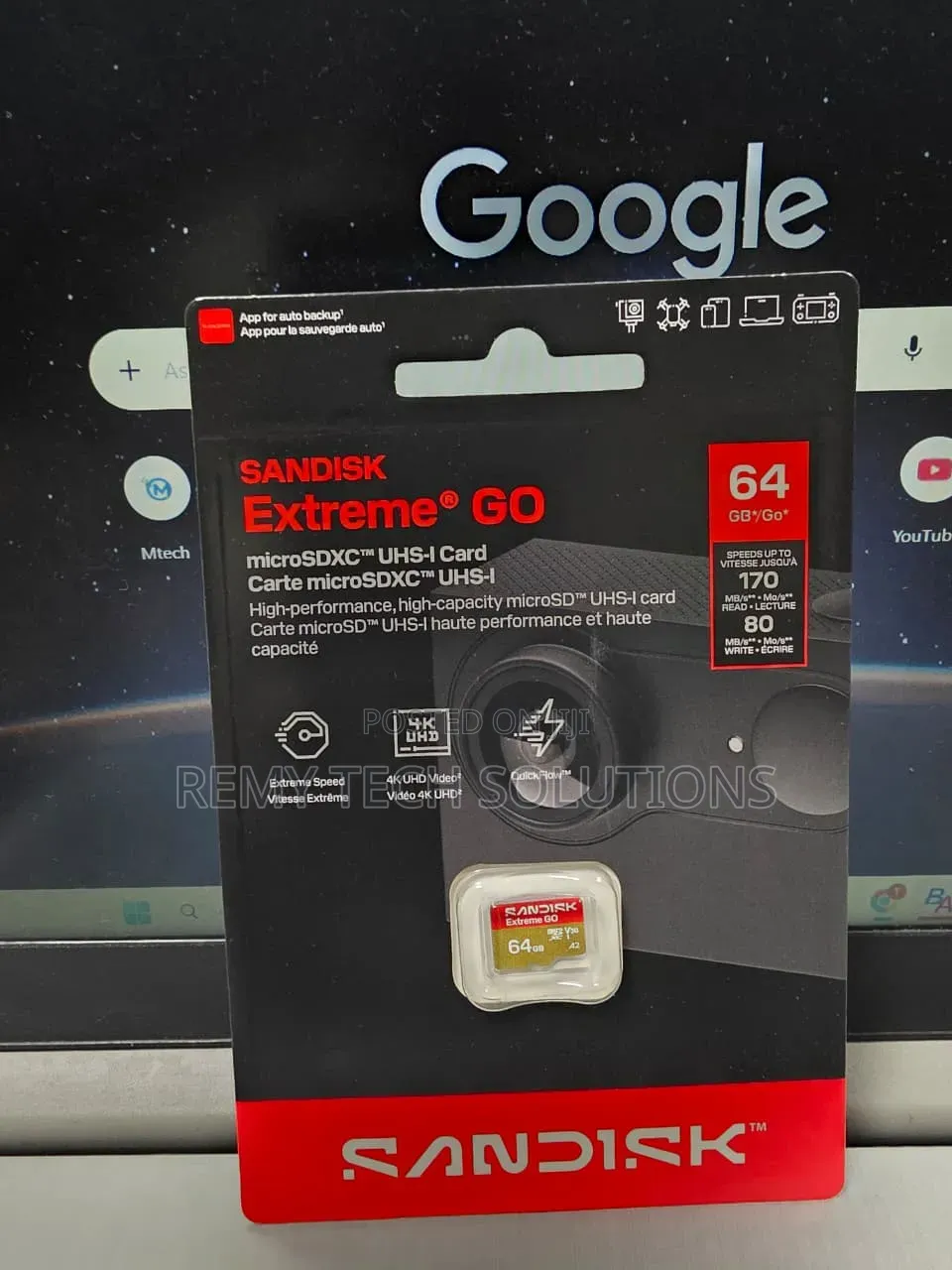 Sandisk Extreme Go 64gb 170mbps Microsd