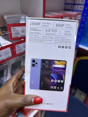 New Itel P13 8 GB Black