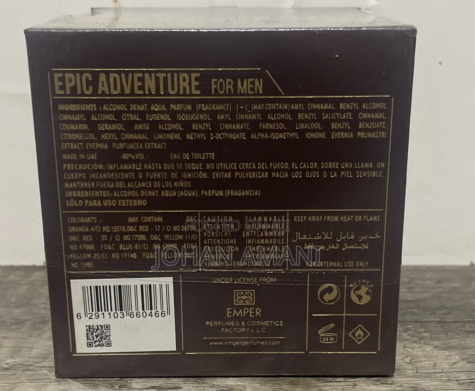 Epic Adventure Men Perfume