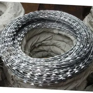 10m Razor Wire - Silver Galvanized