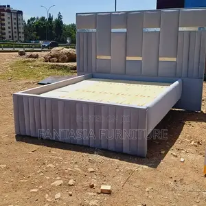 5x6 Sassy Grey Upholstered Chester Bed Frame