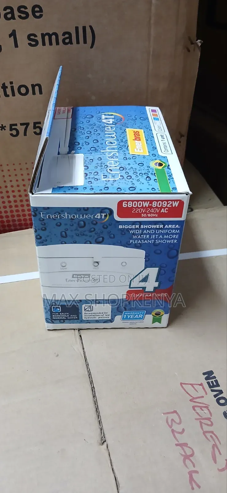 Enershower 4T Instant Hot Water Shower Heater