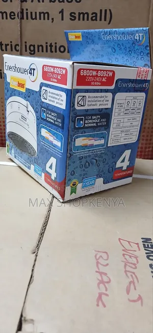 Enerbras 4T Electric Shower for Borehole Normal Water