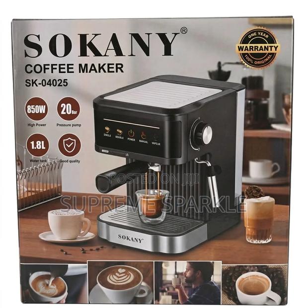 Espresso Commercial Coffee Maker SOKANY 1.8L 20Bar SK-04025