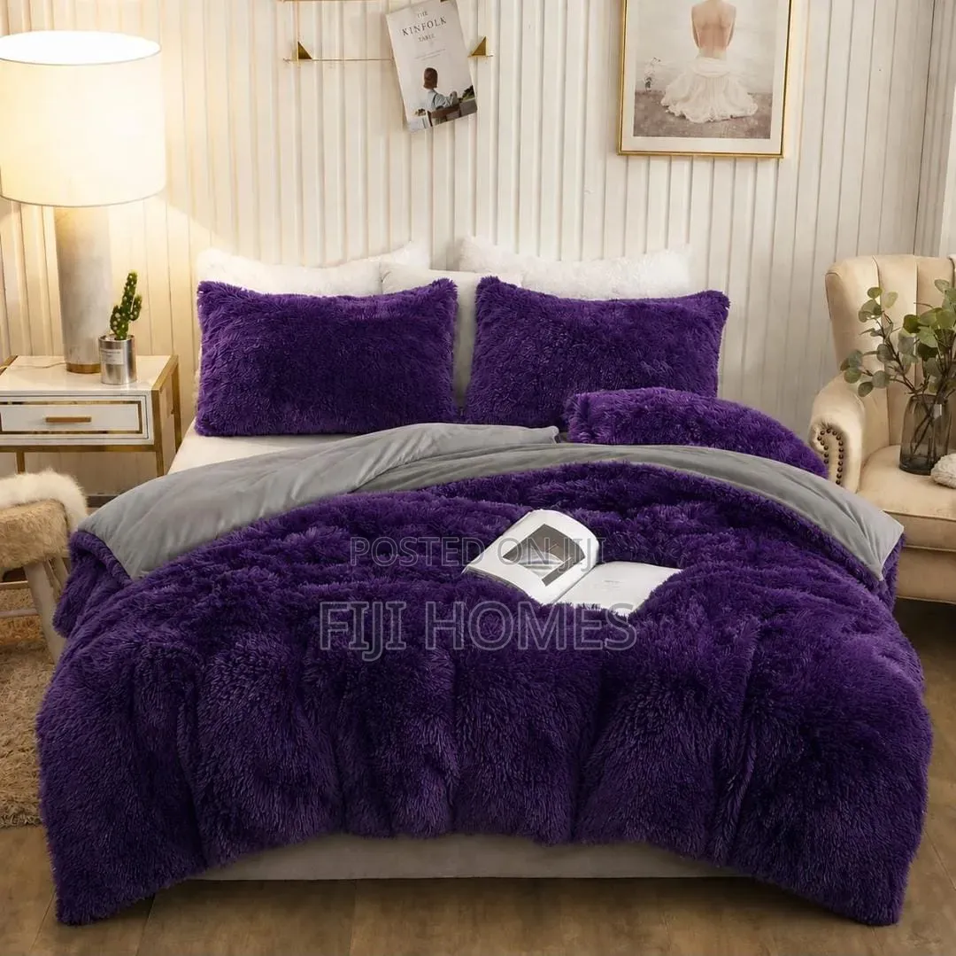 6pc Fluffy Warm Duvet Set 6x7 (220x240cm)
