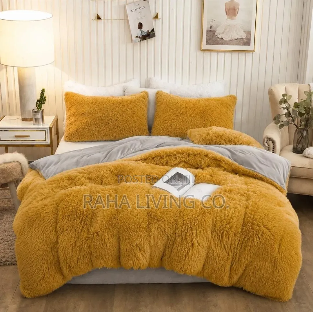 6pc Luxury Velvet Plush Duvet Set Up to 6×7