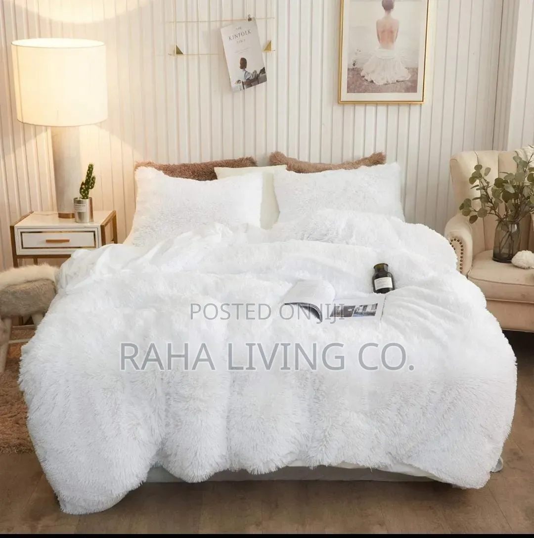 6pc Luxury Velvet Plush Duvet Set Up to 6×7