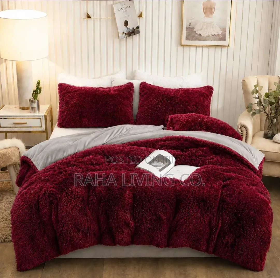 6pc Luxury Velvet Plush Duvet Set Up to 6×7
