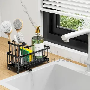 Stand Alone Metallic Sink Caddy