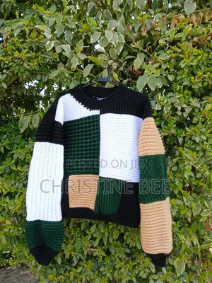 Patchwork Crochet Sweater