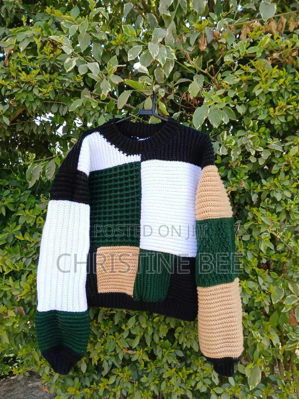 Patchwork Crochet Sweater