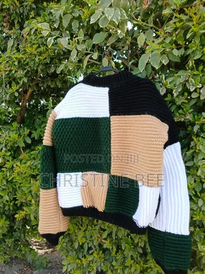 Patchwork Crochet Sweater