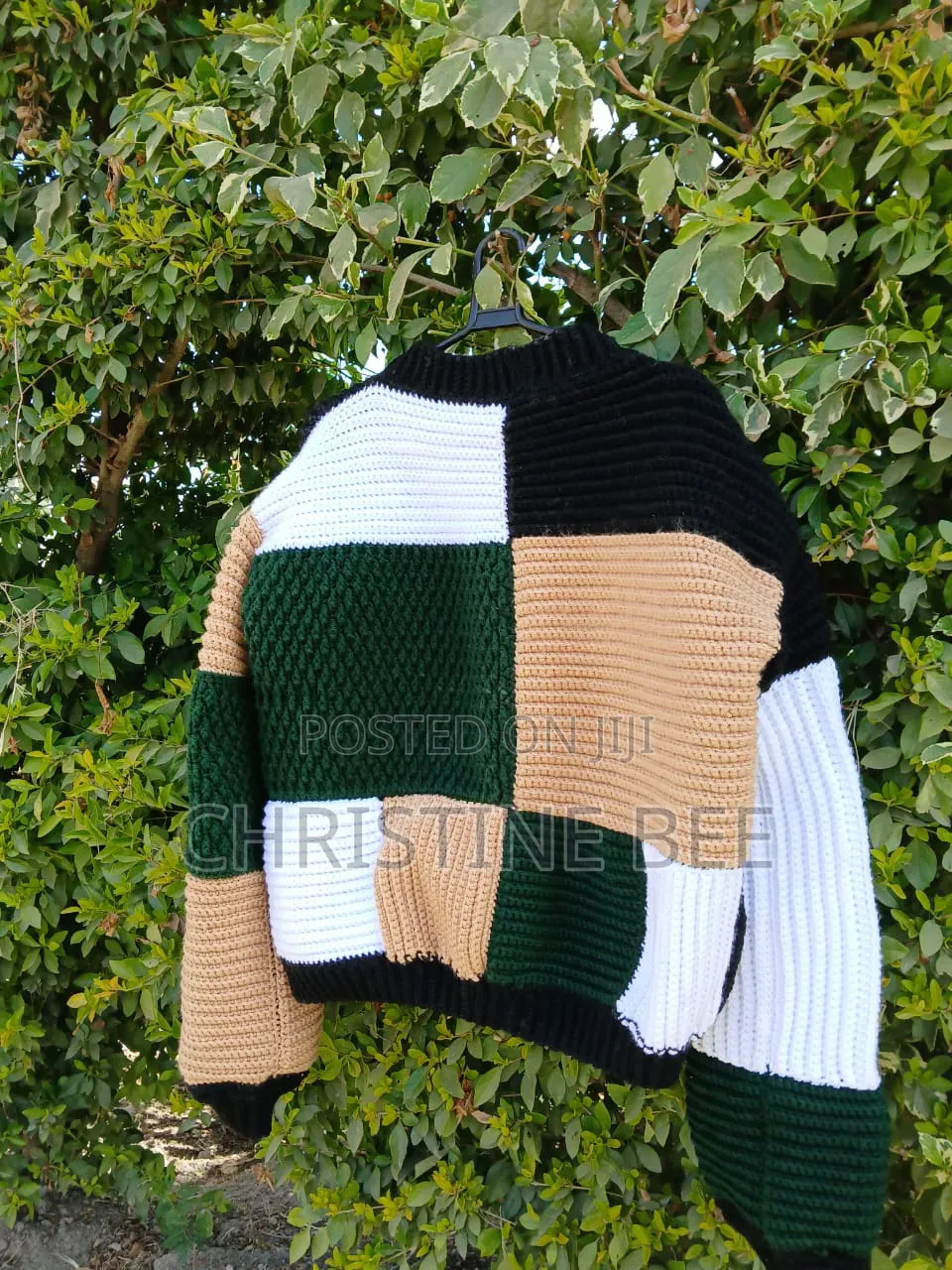 Patchwork Crochet Sweater