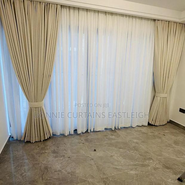 Harsh Grey Curtains and Sheers With Rings