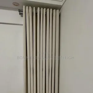 Harsh Grey Curtains and Sheers With Rings