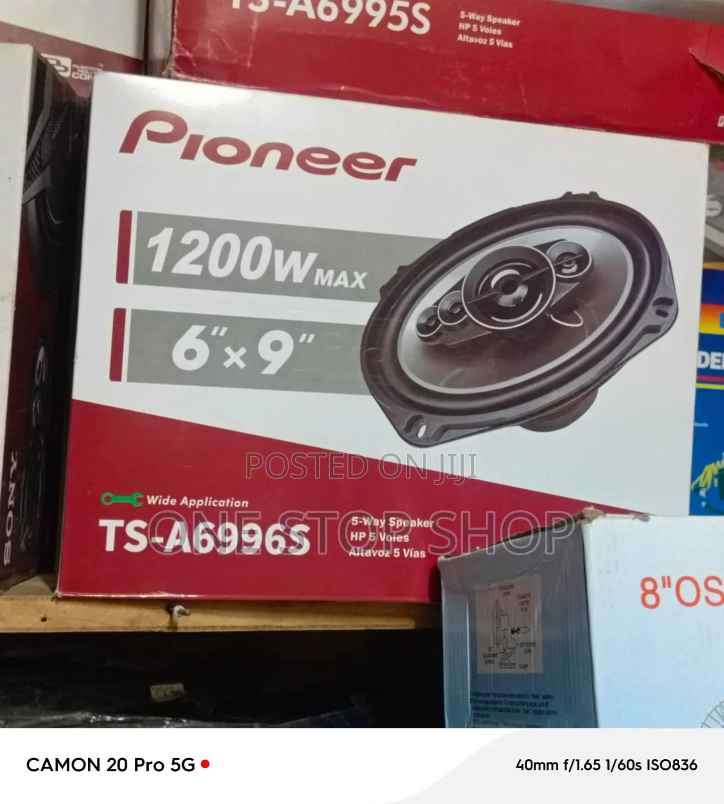 Brand New 1200w Pioneer Oval Design 5 Way Coaxial Speakers