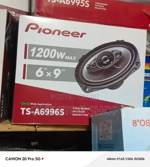 Brand New 1200w Pioneer Oval Design 5 Way Coaxial Speakers