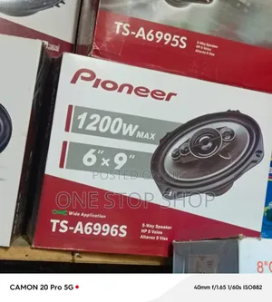 Brand New 1200w Pioneer Oval Design 5 Way Coaxial Speakers