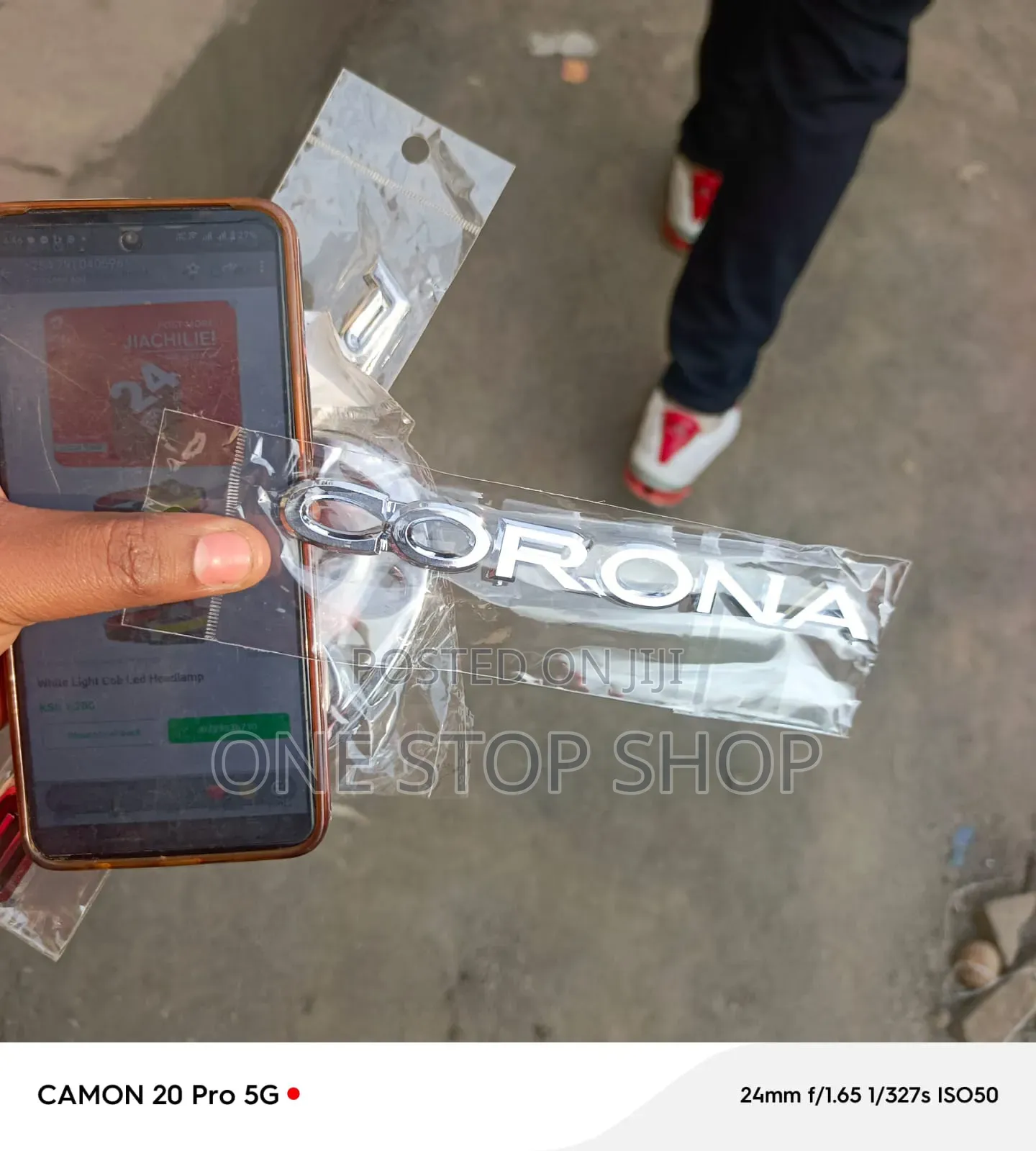 CORONA Trunk /Fender Script Emblem Badge