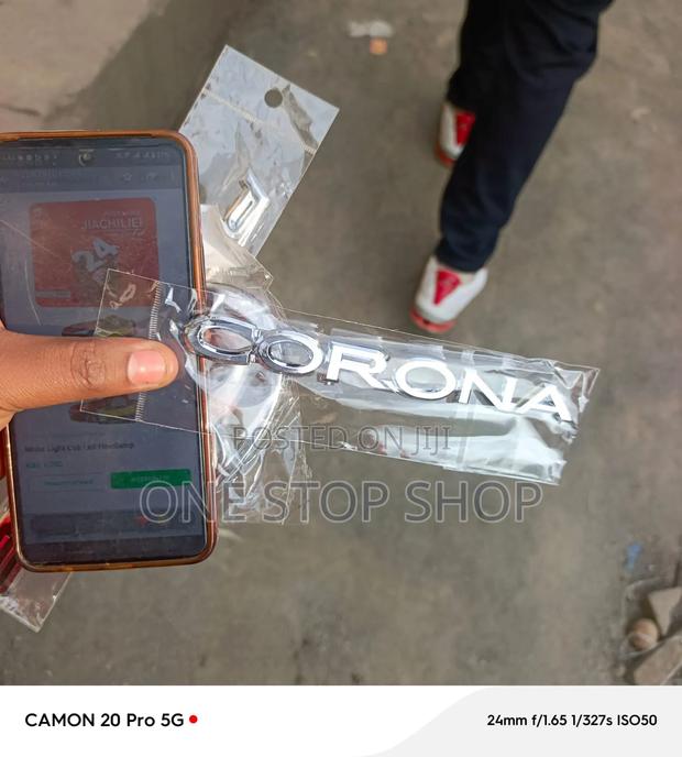 CORONA Trunk /Fender Script Emblem Badge