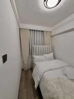 Ligth Brown Curtains and White Sheers for Apartments