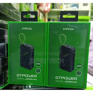 Infinix GT POWER 55W XP20GT 20000mAH Flash Charge Laptop Power Bank