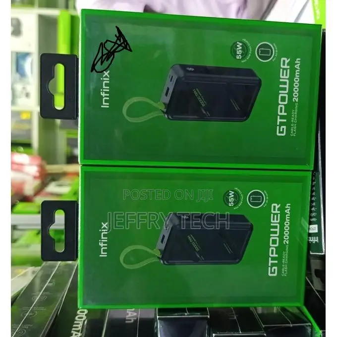Infinix GT POWER 55W XP20GT 20000mAH Flash Charge Laptop Power Bank