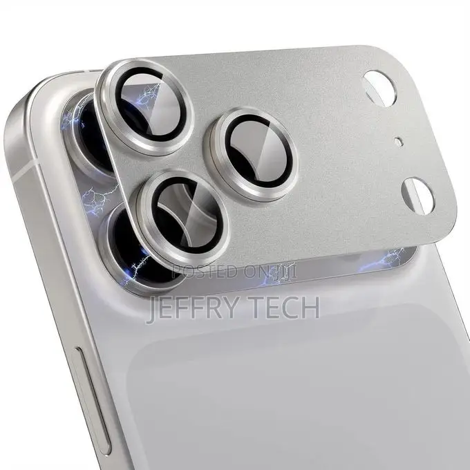 TITANIUM iPhone 17pro Camera Lens Protector - Matte Alloy Military Gra