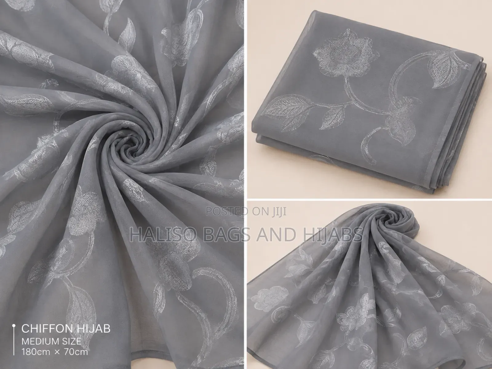Soft and Delicate Chiffon Hijabs Scarfs
