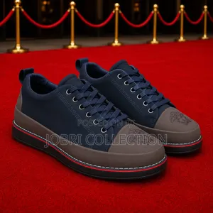 Mens Versace Leather Casual Sneakers
