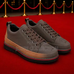 Mens Versace Leather Casual Sneakers
