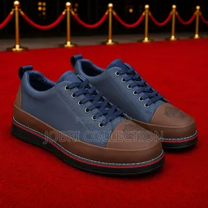 Mens Versace Leather Casual Sneakers