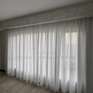 Light Cream and White Sheers for Modern Dining Rooms