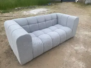 3 Seater Grey Bubble Sofa: Free Delivery