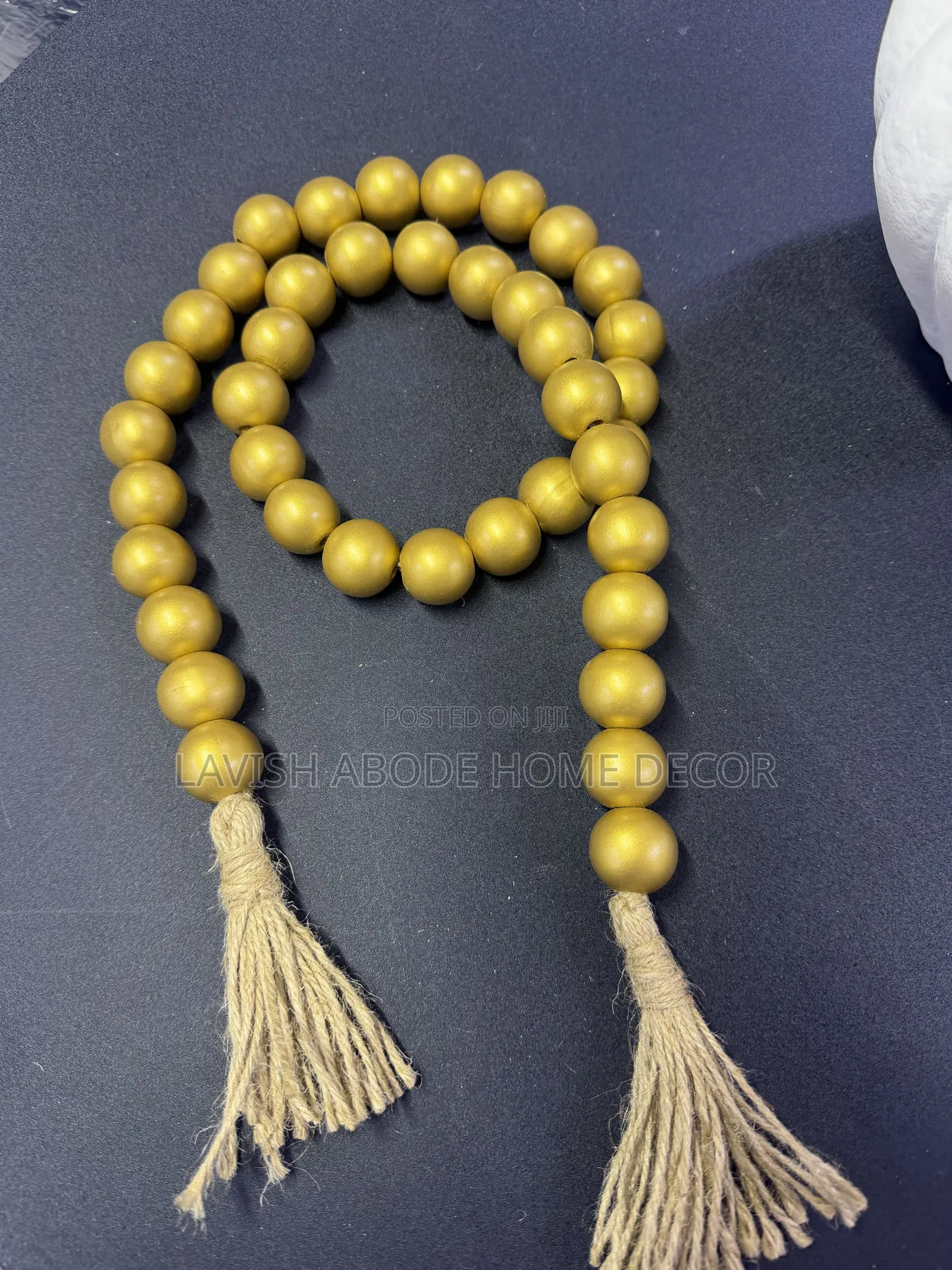 Gold Decorative Bead Garland – Luxury Home Décor