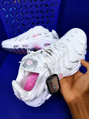 Nike Tn White and Pink for Ladies