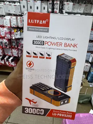 30000mah Magnetic and Solar Powerbank.