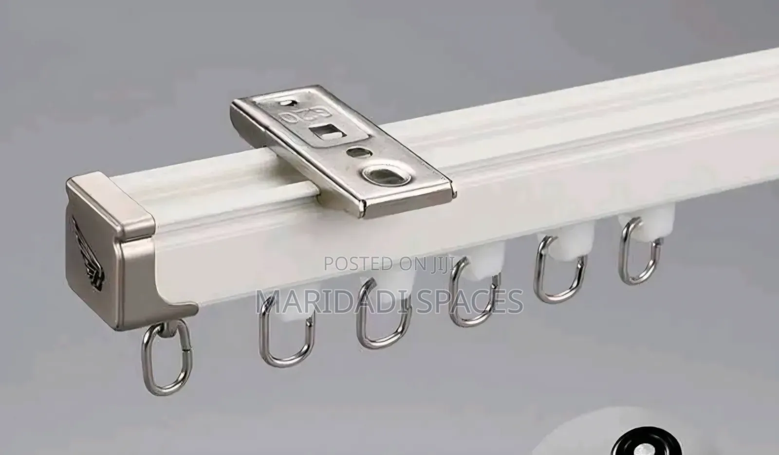 Single Curtain Rail Track - Ceiling Mount for Heavy Curtains