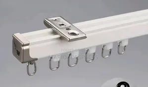 Single Curtain Rail Track - Ceiling Mount for Heavy Curtains