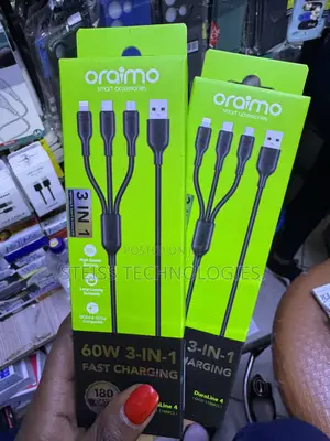 Oraimo 3 in 1 60w Cable