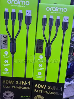 Oraimo 3 in 1 60w Cable
