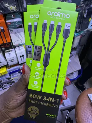 Oraimo 3 in 1 60w Cable
