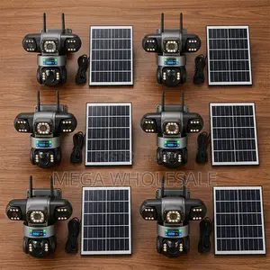 Outdoor Security 20MP Ultra HD 4G PTZ Triple Lens Solar Cameras.