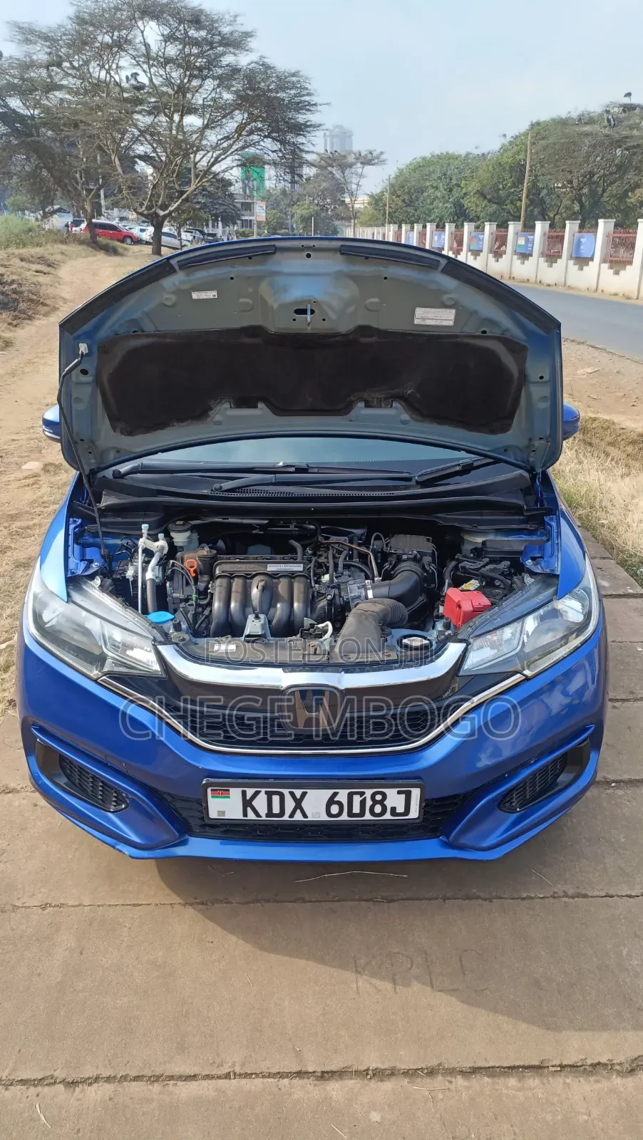 Honda Fit 2017 Blue