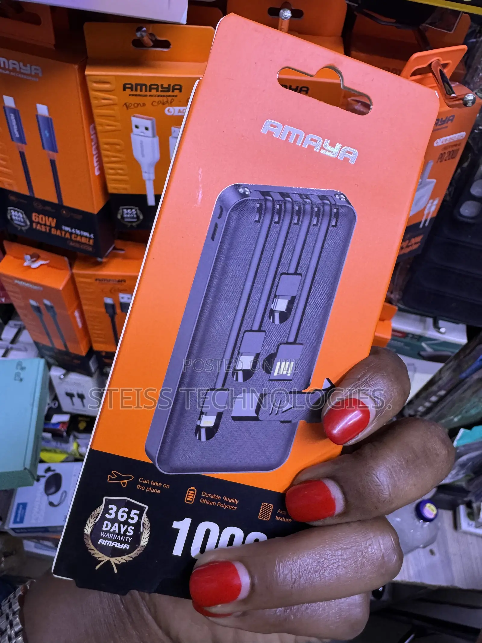 Amaya 10000mah Wired Powerbank