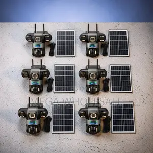 V380 Pro App 20MP Ultra HD 4G PTZ Triple Lens Solar Cameras