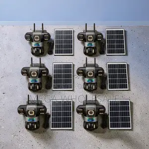 IP66 Waterproof 20MP Ultra HD 4G PTZ Triple Lens Solar Cameras